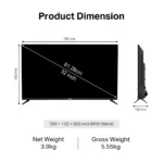 Wiscon WIL32HV 32 inch Smart 1GB/8GB LED TV with Voice Remote - Image 3