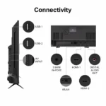 Wiscon WIL43FV3T8 43 inch Smart 512MB/4GB LED TV - Image 5