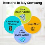Samsung 10.5 kg, 5 star, Semi-Automatic Top Load Washing Machine - Image 9