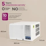 Godrej 1.5 Ton 5 Star Inverter Window AC | 100% Copper Condenser | Turbo Mode | i-sense Technology | 5 Years Warranty (WIC 18F5TG WA, 2026 Model - New BEE Star Rated) White - Image 6