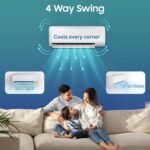 Samsung 1.5 Ton 3 Star,New Star rated, Bespoke AI Inverter Smart Split AC (WiFi, Energy Saving,Voice Control,Powerful Cooling,Copper, Digital Inverter, 4 Way swing, White, AR50H18D13HNNA) - Image 9