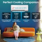 Samsung 1.5 Ton 3 Star,New Star rated, Bespoke AI Inverter Smart Split AC (WiFi, Energy Saving,Voice Control,Powerful Cooling,Copper, Digital Inverter, 4 Way swing, White, AR50H18D13HNNA) - Image 8