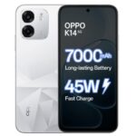 OPPO K14 5G Smartphone, Prism White, 45W Fast Charge