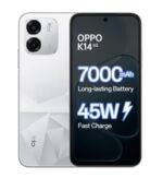 OPPO K14 5G Smartphone, Prism White, 45W Fast Charge