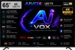 Aivox  (65 inches) D Series Brighter Crystal 4K Dynamic Ultra HD Smart LED